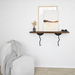 Lierre - Black, Walnut Black
Walnut Wall Shelf