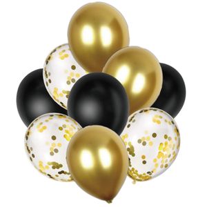 Baloni za puhanje 21070342 party set black/gold 9/1
