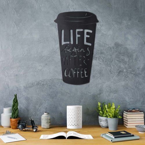 Wallity Metalna zidna dekoracija, Coffee Cup slika 1