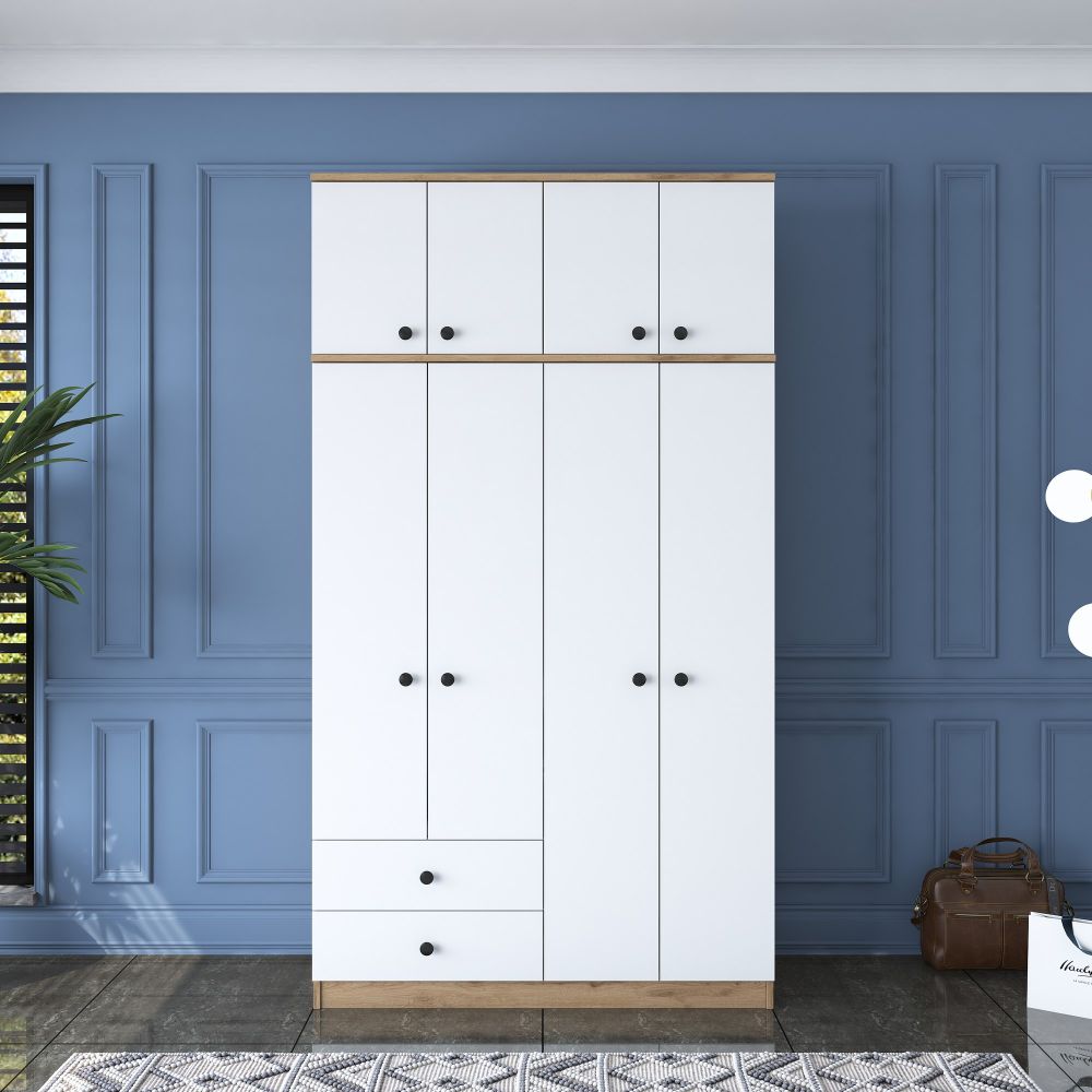 Ormar BA121 - 2696 Walnut White slika 2