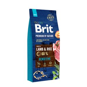 Brit Premium By Nature Sensitive janjetina i riža, 15 kg