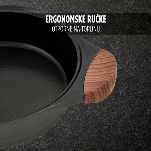 Tiganj sa dve ručke Rosmarino Black Line - 28 slika 5