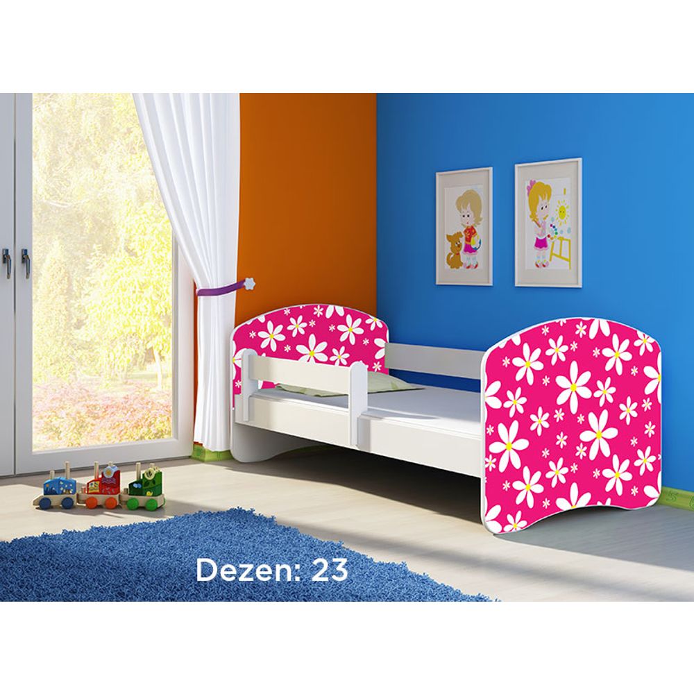 ACMA Dječiji krevet Acma II White - 140x70cm - Dezen 23 slika 2