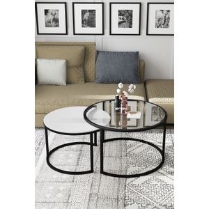 Bora - Transparent, White Transparent
White Coffee Table