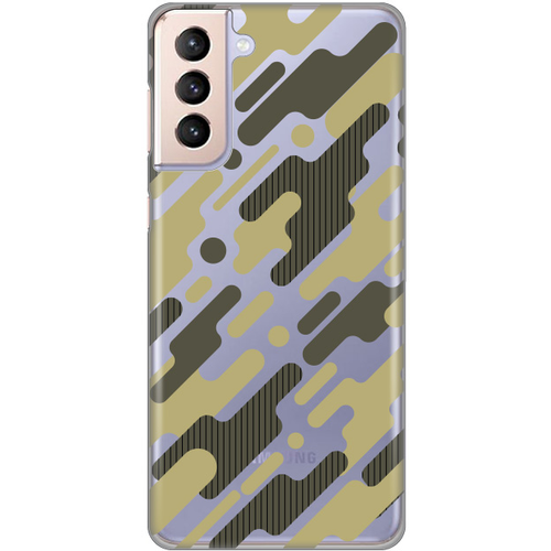 Torbica Silikonska Print Skin za Samsung G996B Galaxy S21 Plus Army Pattern slika 1