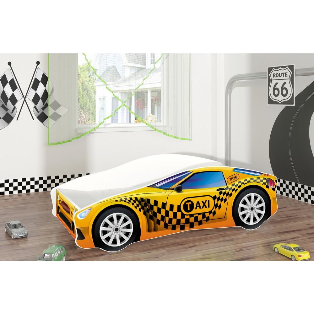 ACMA Dječiji krevet Car - 160x80cm - Dezen 10 slika 1
