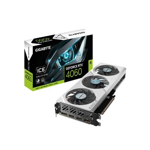 GIGABYTE nVidia GeForce RTX 4060 EAGLE OC ICE 8GB GV-N4060EAGLEOC ICE-8GD grafička karta slika 3