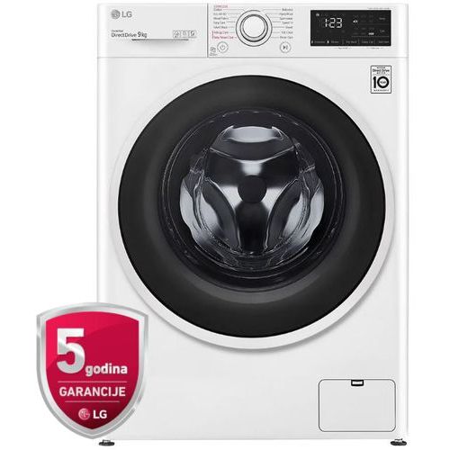 LG F4WV3S9AIDD 9 kg, max. 1400 obrtaja/min., Mašina za pranje veša sa parom, AI DD™ tehnologija slika 1