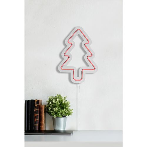 Wallity Ukrasna plastična LED rasvjeta, Christmas Pine - Pink slika 4