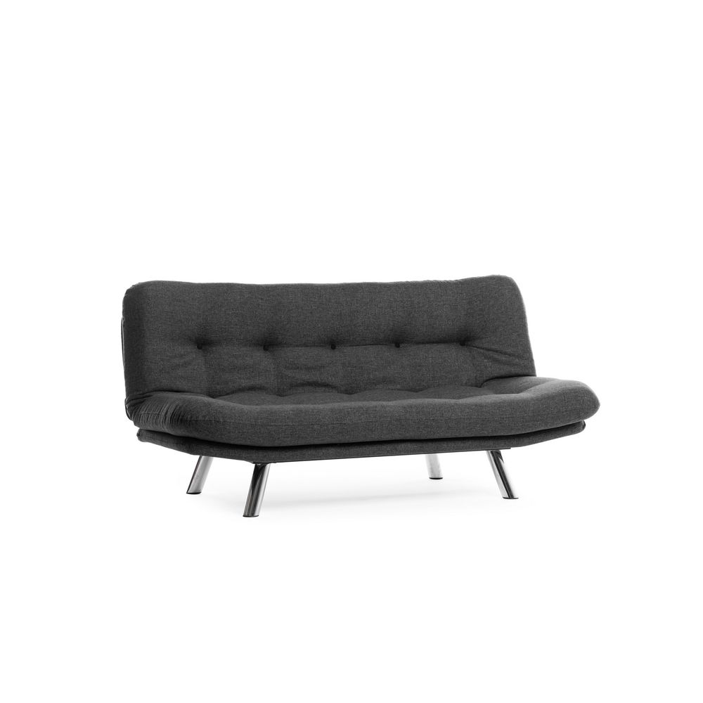 Misa Small Sofabed - Tamnosiva Trosjed-Krevet slika 6