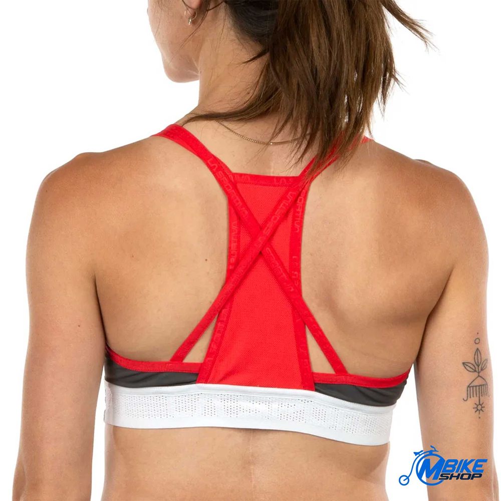 La sportiva Ženski sportski grudnjak Wafaa, Carbon/Hibiscus slika 4