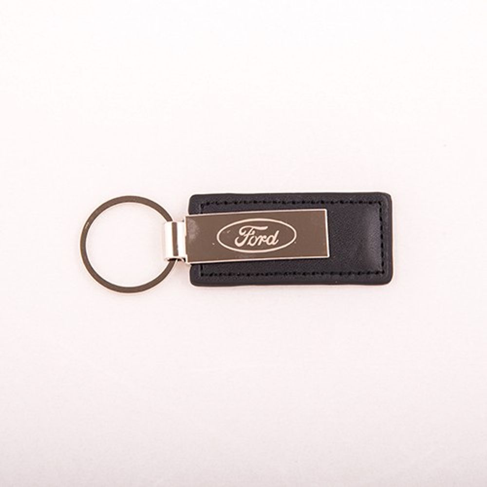 Privjesak za ključ od kože i metala - Ford slika 1