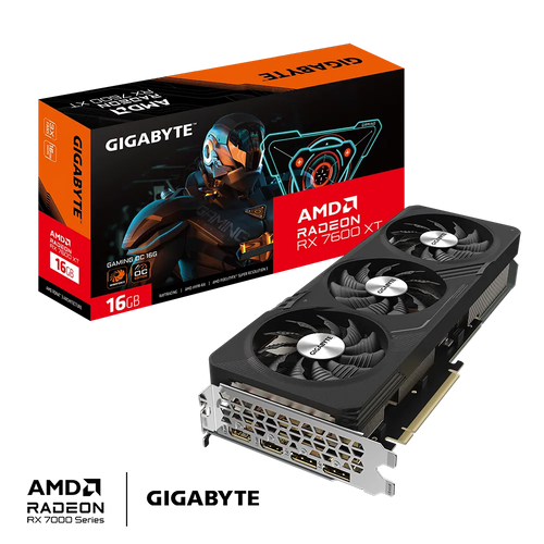 Grafička kartica GIGABYTE Radeon RX 7600 XT GAMING OC 16G, 16GB GDDR6, PCI-E 4.0 slika 1