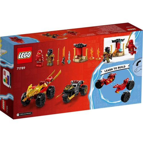 Lego Ninjago Kai And Rass Car And Bike Battle slika 2