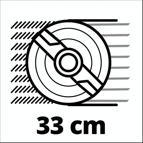 Einhell Akumulatorska kosačica za travu Set GE-CM 18/33 Li (1x4,0Ah) slika 14