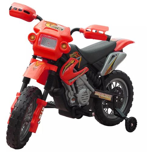 Dječji električni crveni motocikl slika 20