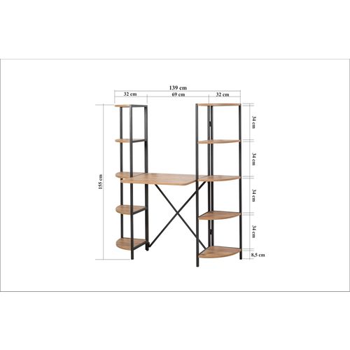 Woody Fashion Radni stol, Aura Rafix slika 9