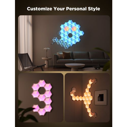 Govee Glide Hexagon Light Panels Ultra Prošireni Paket slika 7