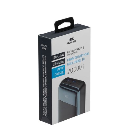 Prijenosna baterija Rivacase VA1075 20000mAh 45W s Quick Charge 3.0 slika 8