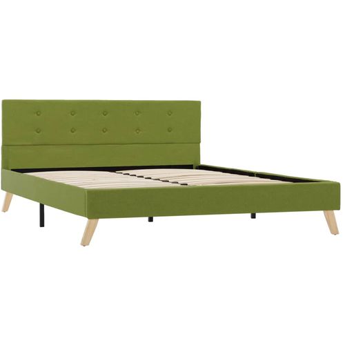 Okvir za krevet od tkanine zeleni 140 x 200 cm slika 33