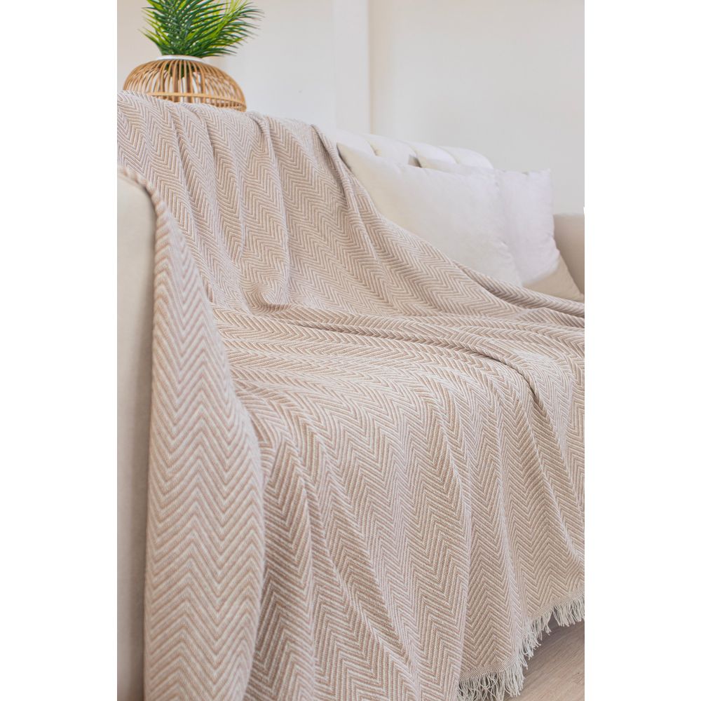 Prekrivač za Sofu Woven Cozy - crna boja slika 2