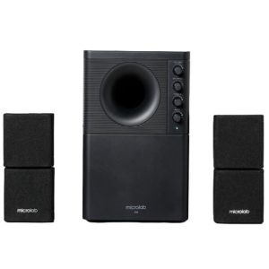 Microlab X2BT Aktivni drveni zvucnici 2.1 sistem 46W RMS (20W+2*13W) 3,5mm, Bluetooth