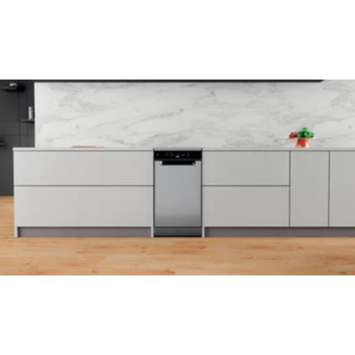 Whirlpool WSFC3M27X Mašina za pranje sudova, 10 kompleta, Širina 45cm, Inox slika 5