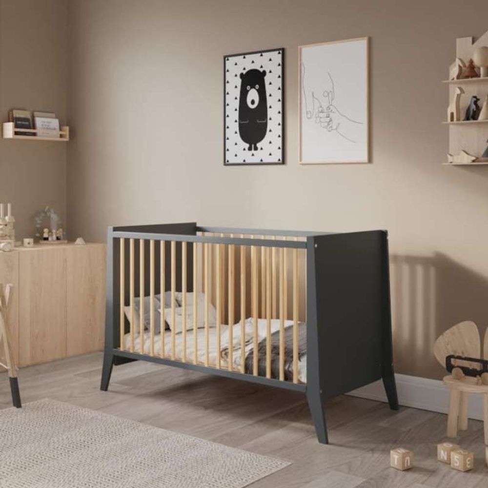 Lettino Krevetac za bebe Cosmo 120x60cm, Grey slika 1
