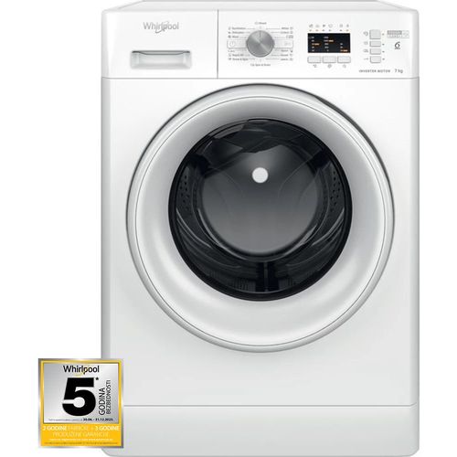 Whirlpool FFL 7259 W EE Mašina za pranje veša, 7kg, 1200rpm, Dubina 57.5cm slika 1