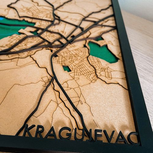 3D mapa grada "Kragujevac" slika 4