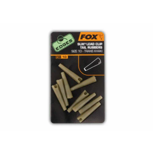 Fox EDGES™ Slik® Lead Clip Tail Rubber vel.10 (CAC480)