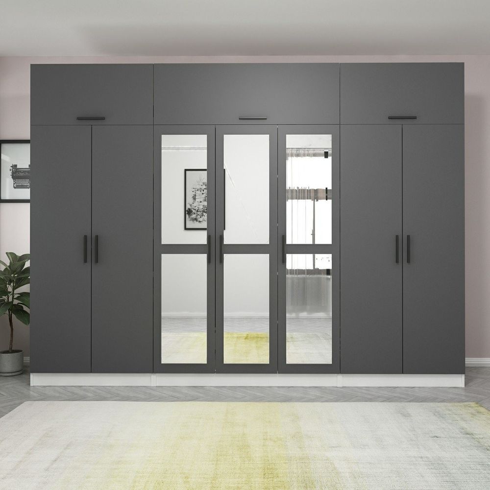 Kale - 5254 Anthracite Bijela Garderober slika 2
