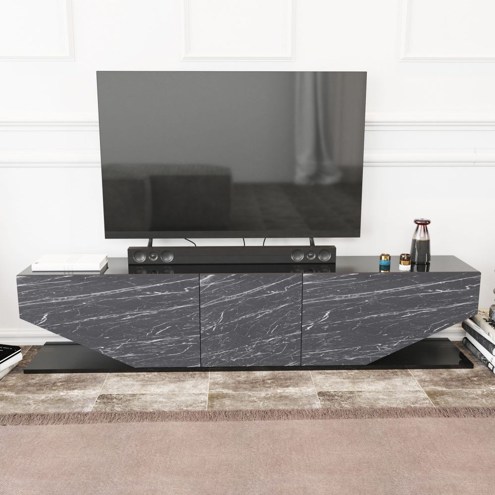 TV Stalak Inci - Crni slika 1