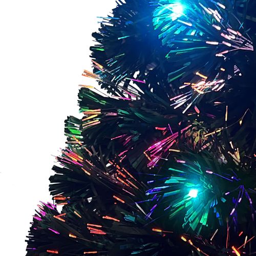 Umjetno božićno drvce sa stalkom LED 180 cm optička vlakna slika 28