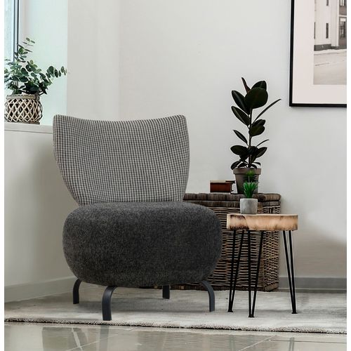 Loly - Anthracite Anthracite Wing Chair slika 1