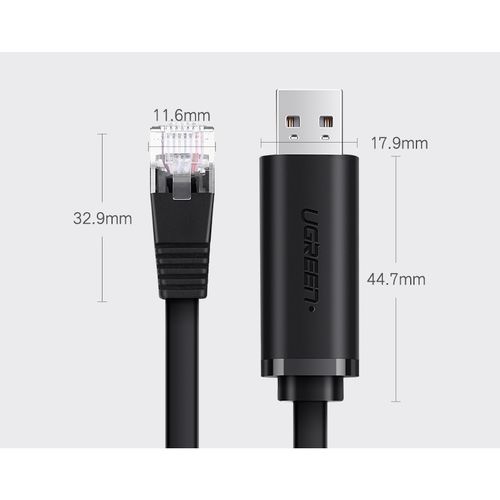 UGREEN USB-A na RJ45 konzolni kabel 1.5m, u kutiji slika 6