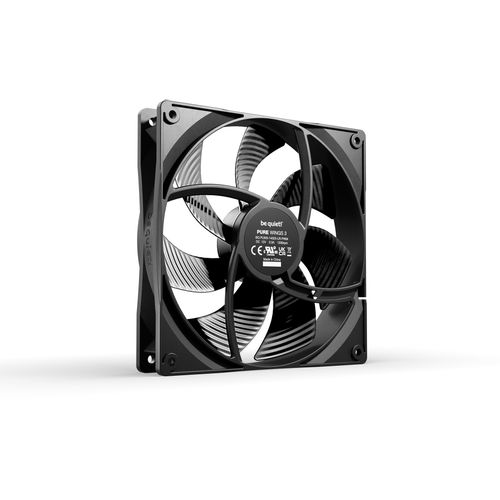 be quiet! BL108 Pure Wings 3 140mm PWM, Fan speed up to 1200rpm, Noise level 21.9 dB, 4-pin connector PWM, Airflow (57.4 cfm / 97.5 m3/h) slika 1