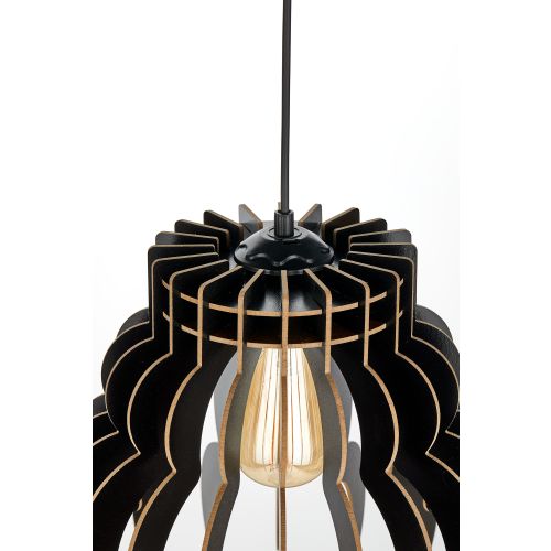 Cloudy - Black Black Chandelier slika 4