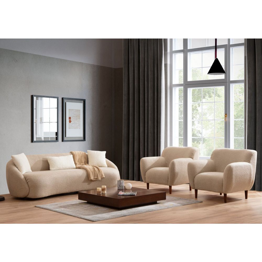 Sofa za 3 osobe Napoli - boja: kapučino slika 1