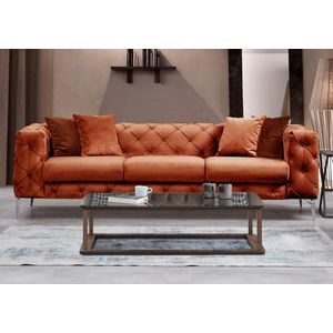 Atelier Del Sofa Como - Orange Orange 3-Seat Sofa