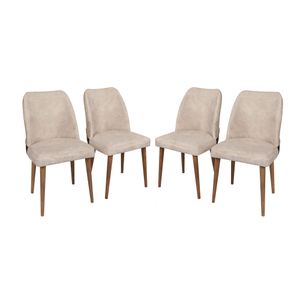 Set Stolica Nova 071 V4 Cream Walnut (4 komada)