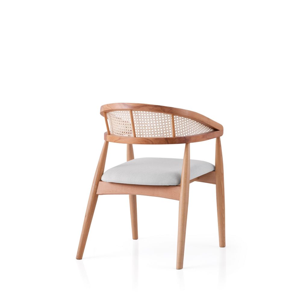 Atlas - 4352 Oak Cream Chair slika 2