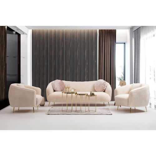 Atelier Del Sofa Trosjed ISTRIDYE, Istiridye - Beige slika 5