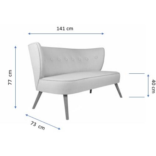 Bienville - Peanut Green Peanut Green 2-Seat Sofa slika 8