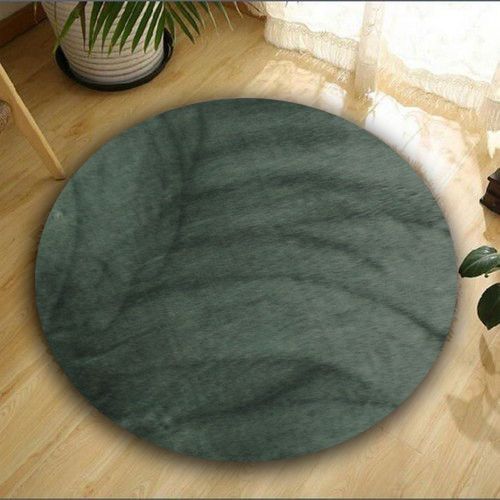 Oval Plush - Dark Grey Dark Grey Carpet (100 cm) slika 1