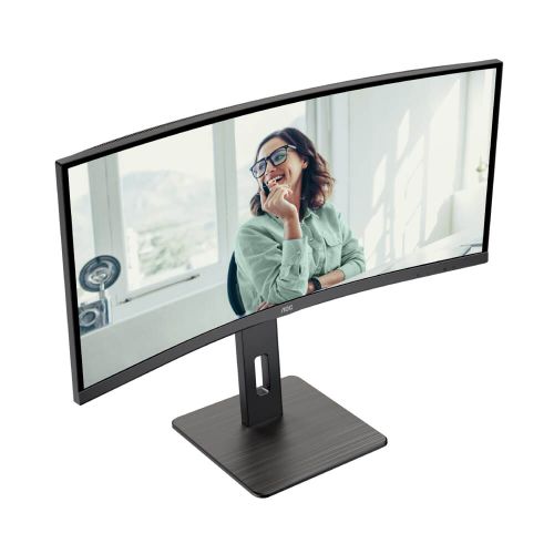 Monitor AOC CU34P3CV 34"/VA,21:9,zakrivljen/3440x1440/100Hz/1ms MPRT/HDMI,DP,USB/visina/VESA/crna slika 2