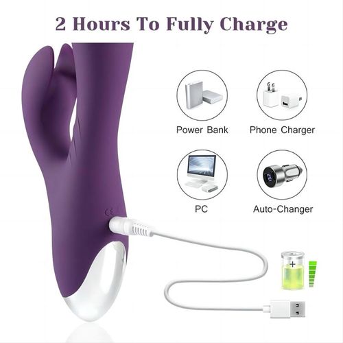 Tracy's Dog - Jade Rabbit Vibrator - Purple slika 5