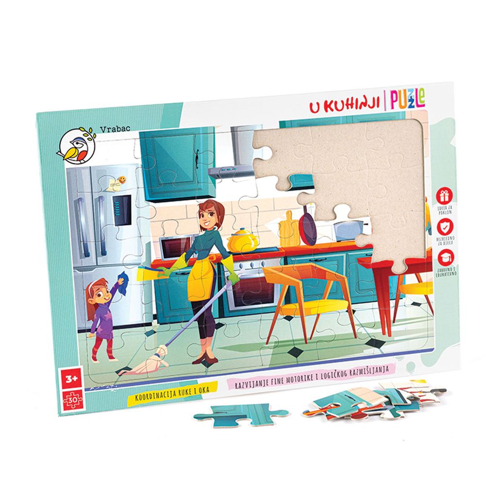 Vrabac Puzzle Fun 30, U kuhinji slika 2