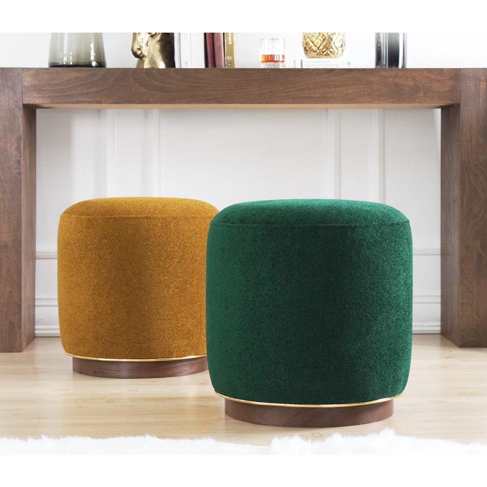 Zeone - Tamnozelena Pouf slika 5