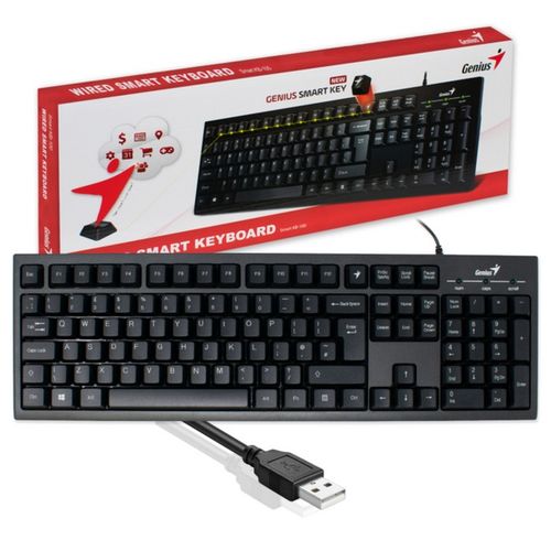 Genius Smart KB-100 USB US tastatura crna slika 3